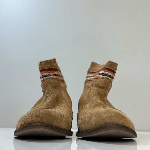 Fortress of Inca Suede Aztec Ankle Boots Size 6 - Picture 4 of 16